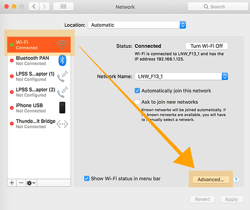 2 เปลี่ยน dns mac สบาย999